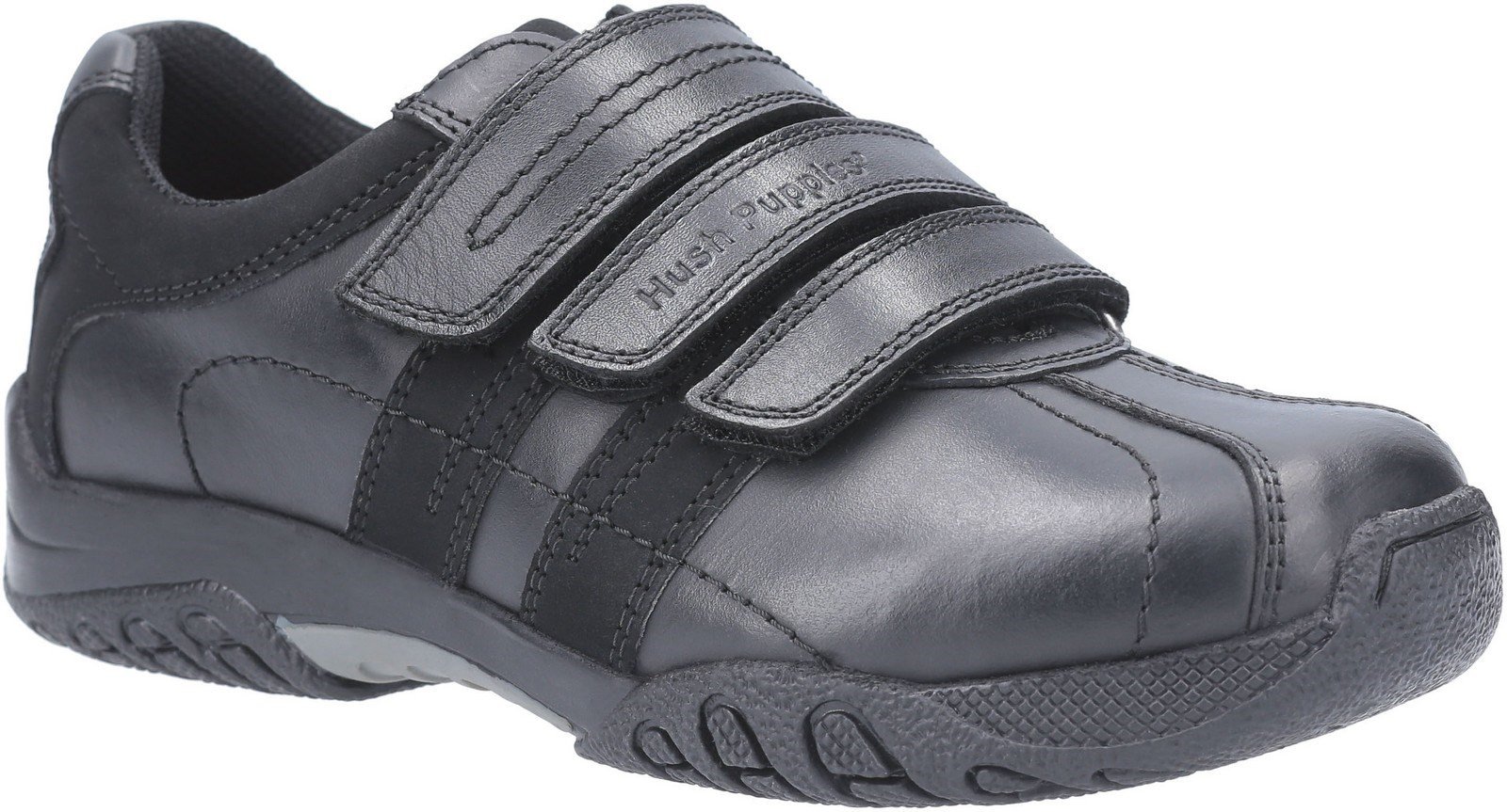Hush Puppies Men's Seb Back To School Shoe Black 25348 - Black 10