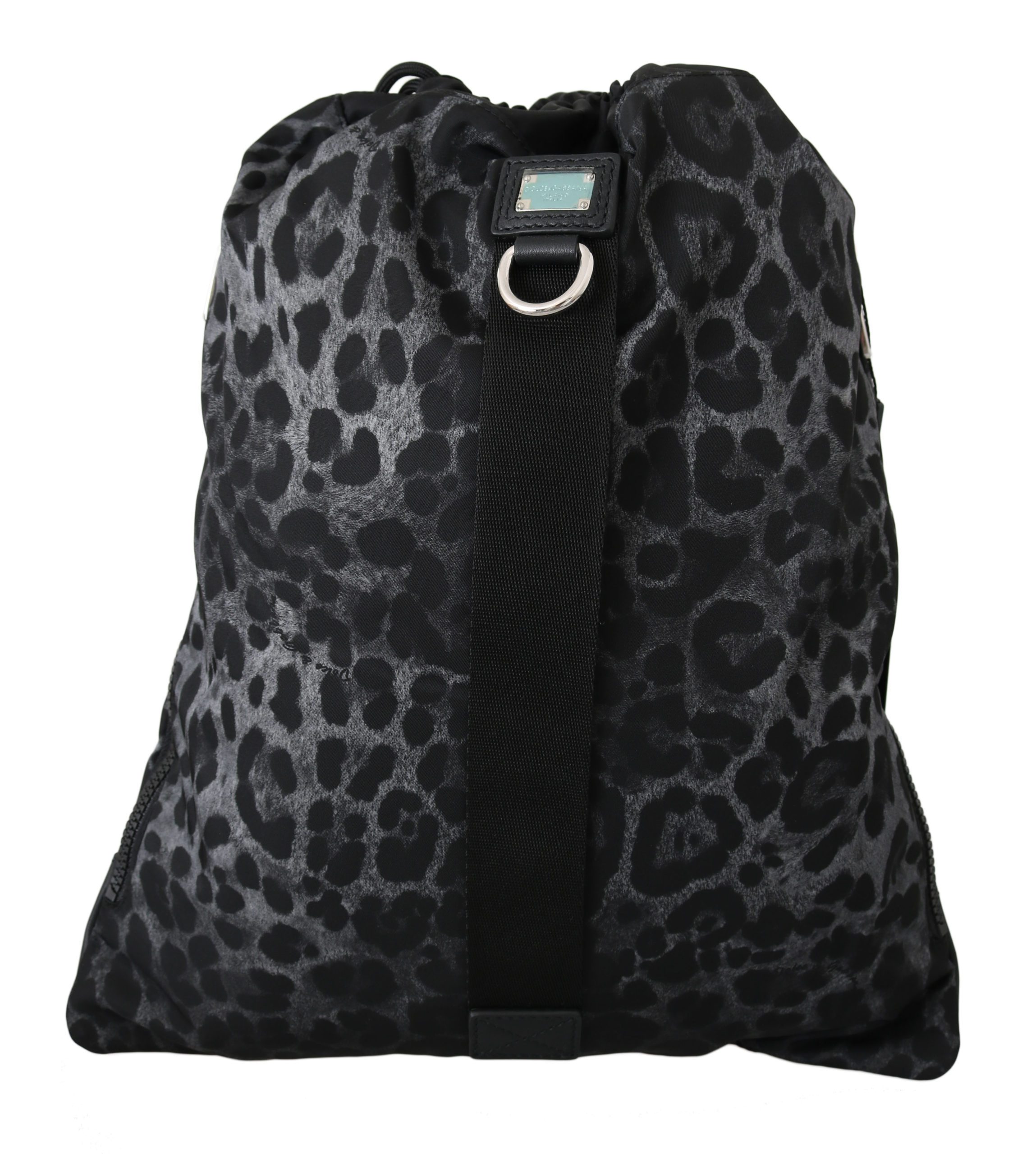 Dolce & Gabbana Men's Leopard Adjustable Nylon Backpack Multicolor VA8646