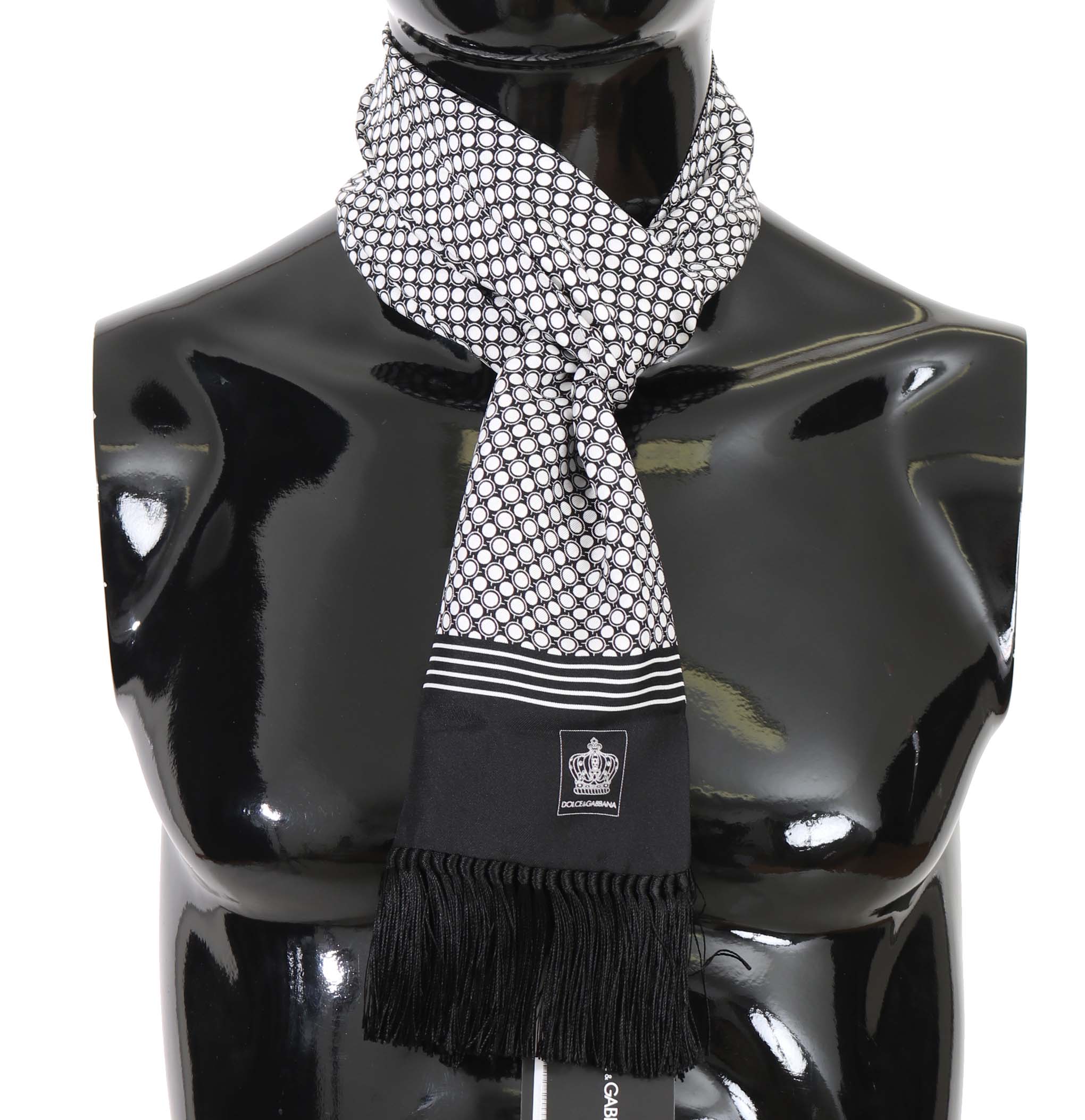Dolce & Gabbana Men's Scarf Blue, White MS5113