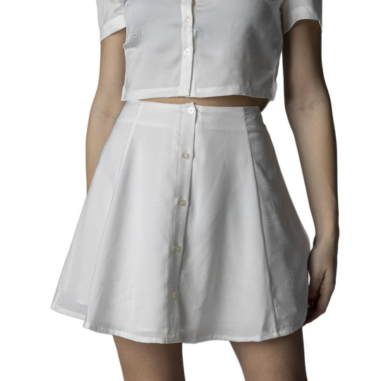Calvin Klein Jeans Women's Skirt White 354040 - white XS
