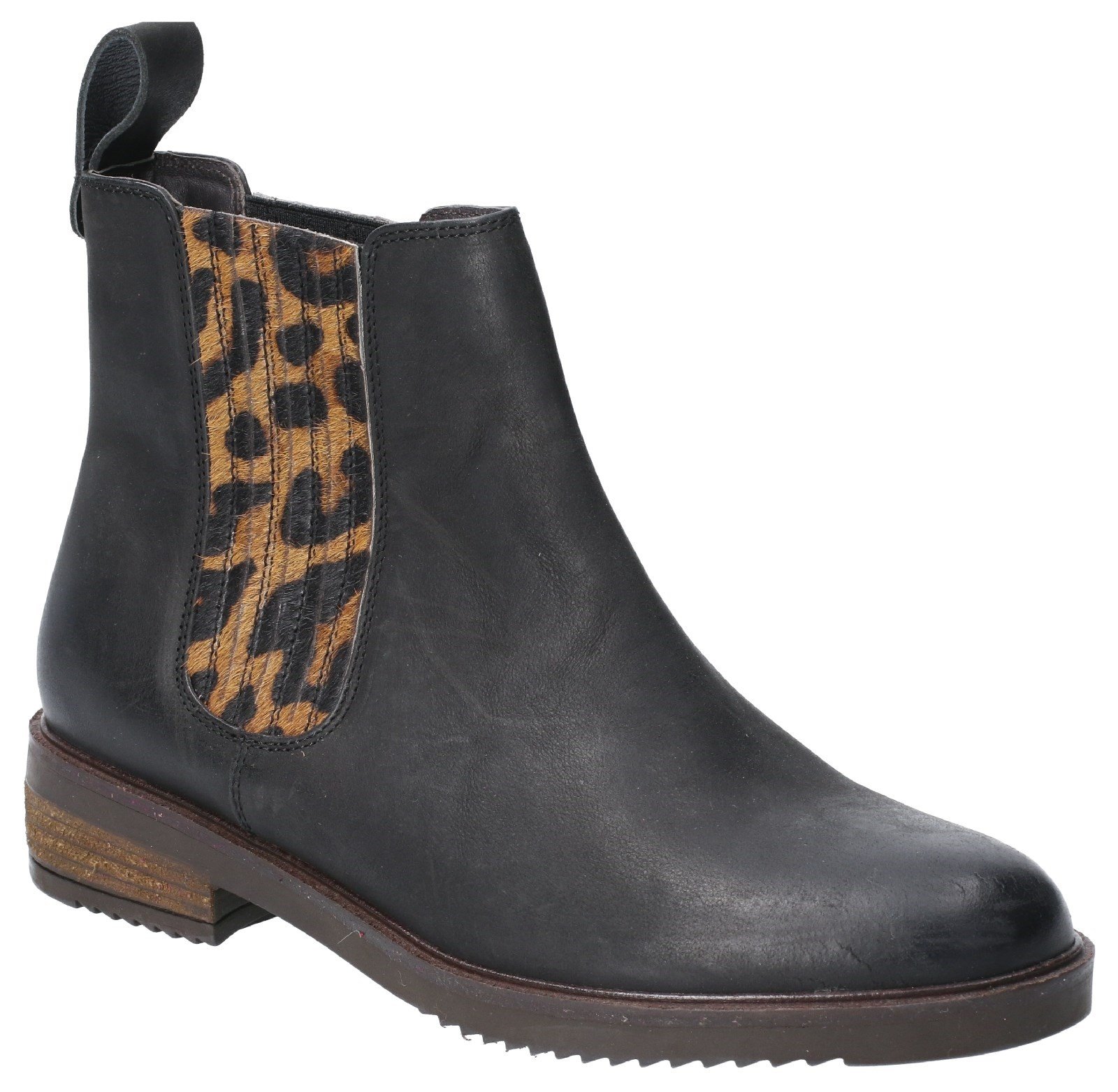 Hush Puppies Women's Stella Slip On Ankle Boot Various Colours 29213 - Black 3