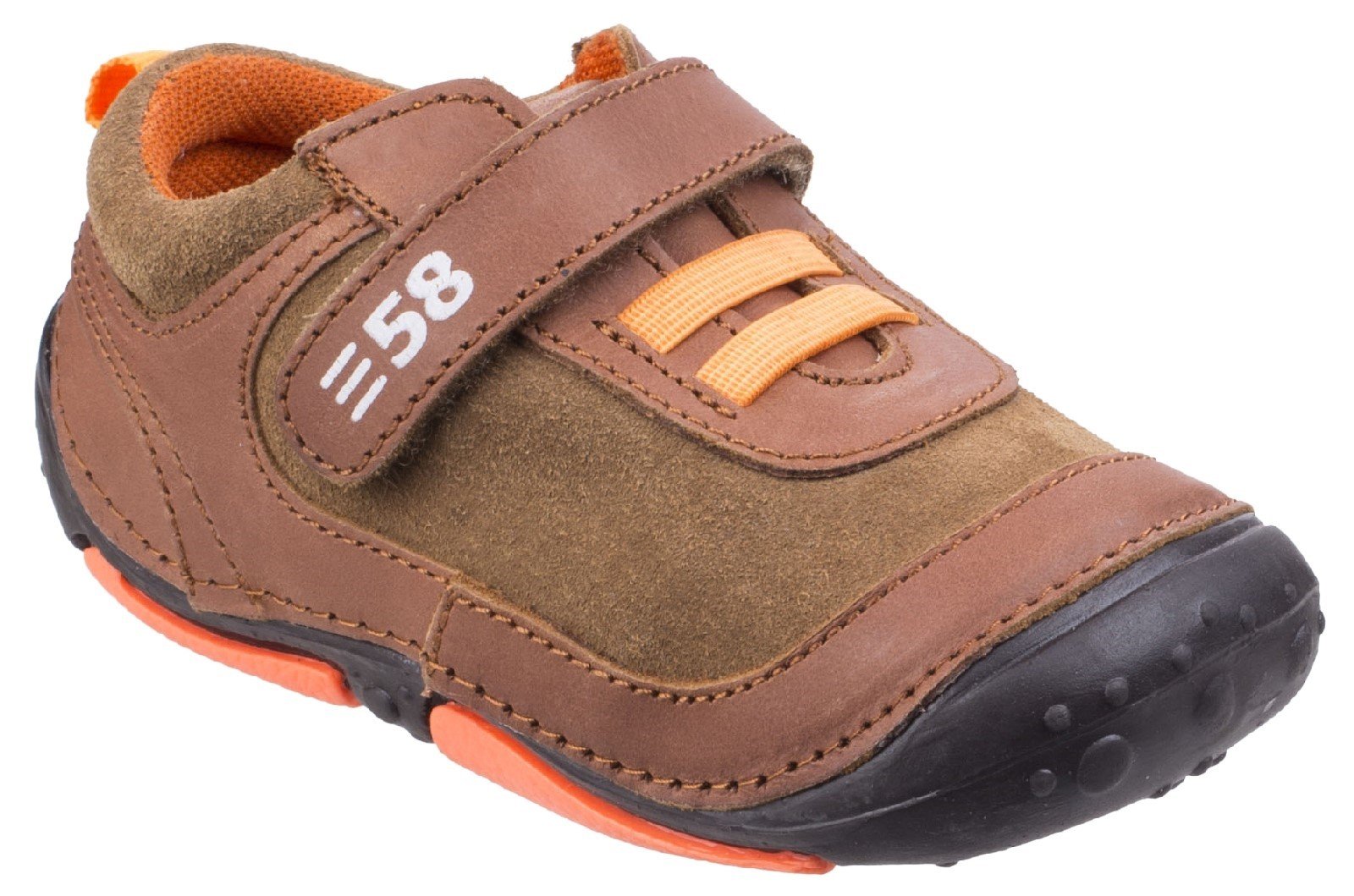 Hush Puppies Men's Harry Touch Fastening Trainer Various Colours 26391 - Brown 2