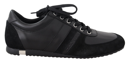 Dolce & Gabbana Men's Leather Casual Sport Sneakers Black MV3913 - EU39/US6