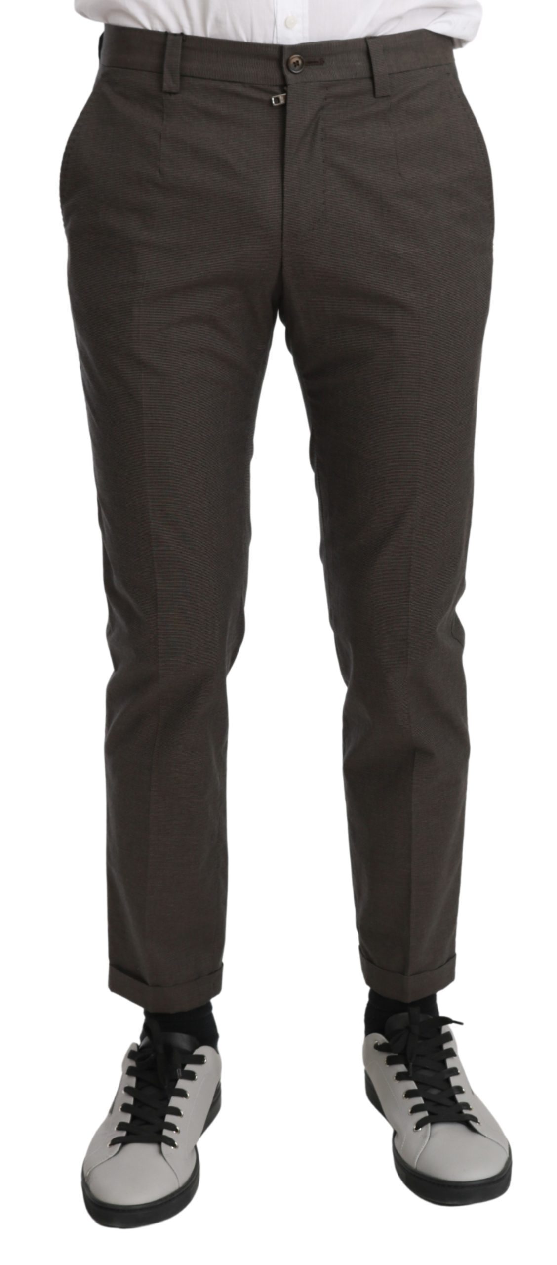 Dolce & Gabbana Men's Casual Cotton Trouser Brown PAN70965 - IT44 | XS