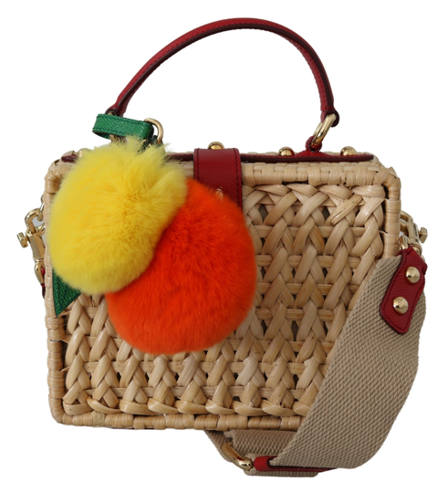 Dolce & Gabbana Women's Leather Shoulder Bag Beige VAS12125