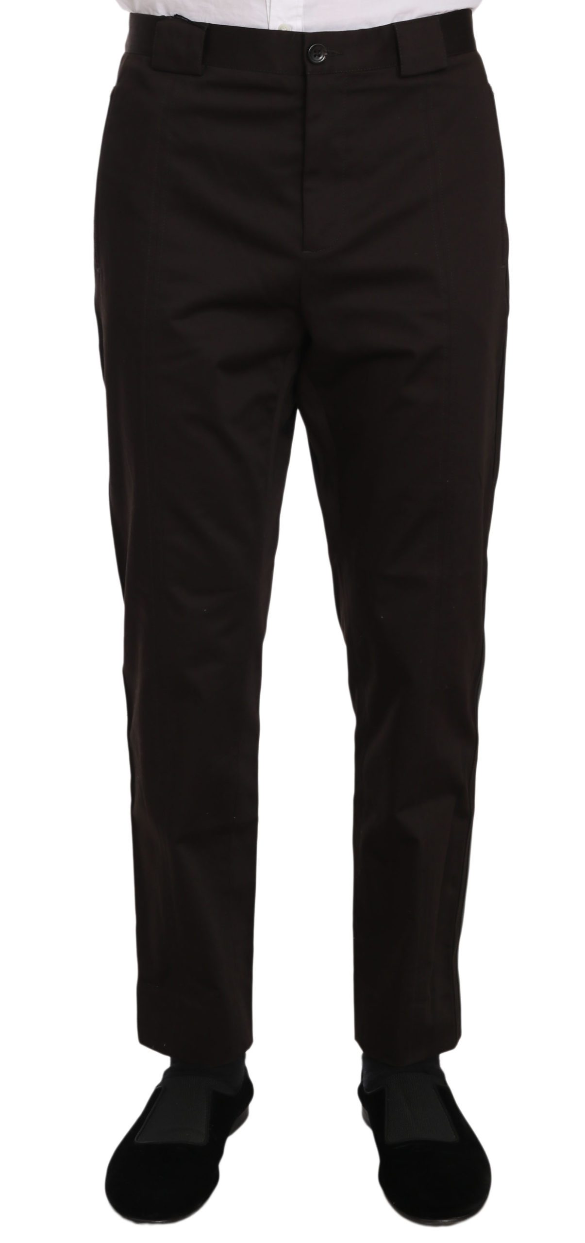 Dolce & Gabbana Men's Cotton Stretch Formal Trouser Purple PAN61335 - IT50 | L