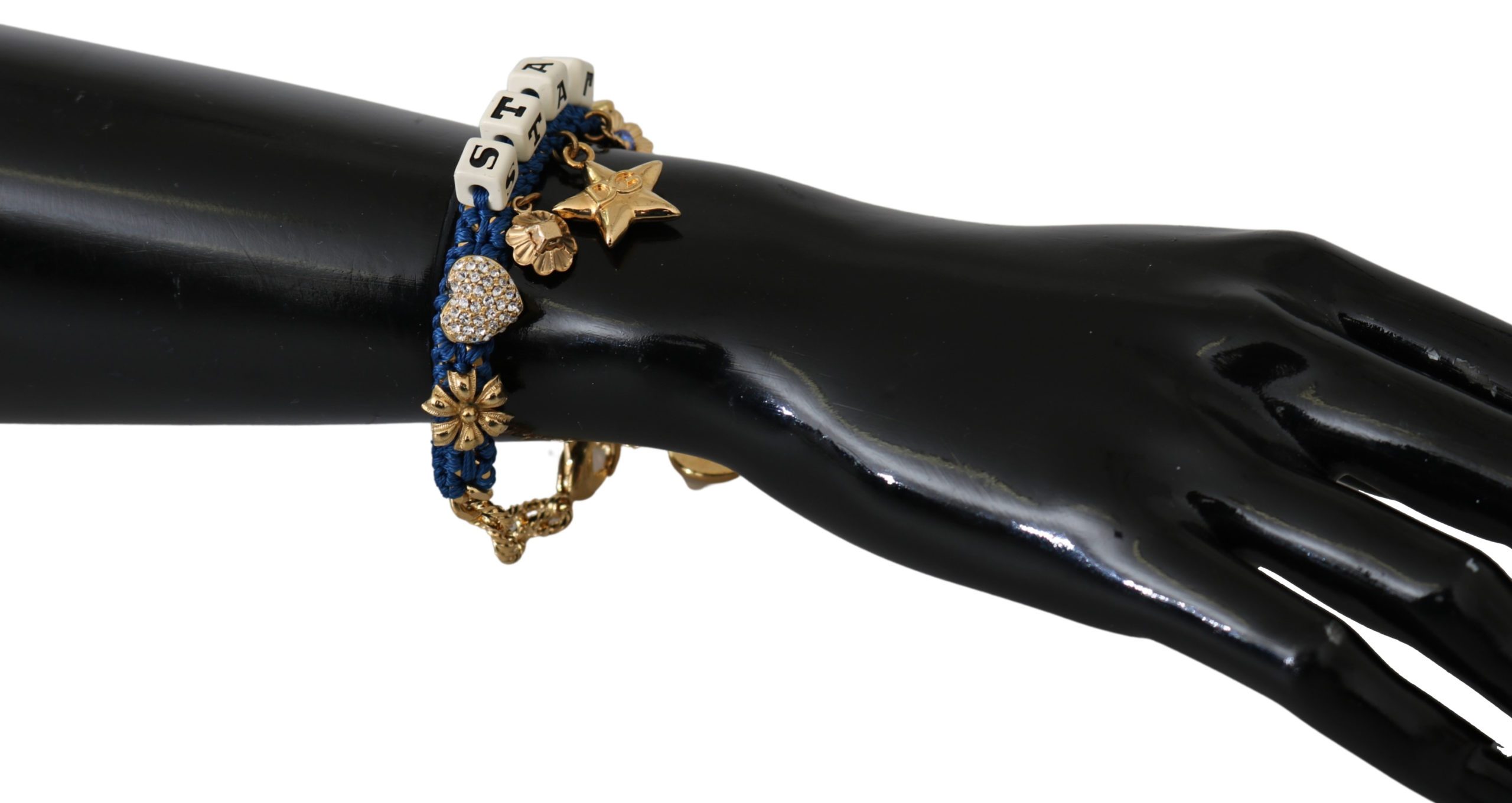 Dolce & Gabbana Women's Star Charms Crystal Bracelet Gold SMY100124