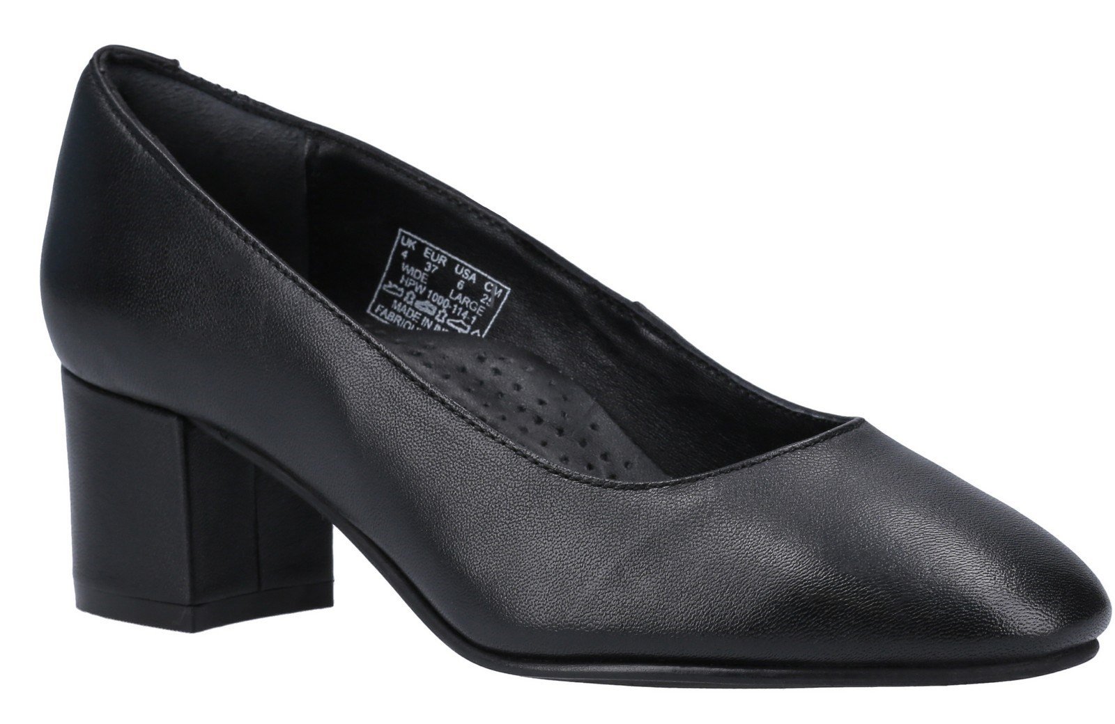 Hush Puppies Women's Anna Slip On Court Shoe Various Colours 30217 - Black 3