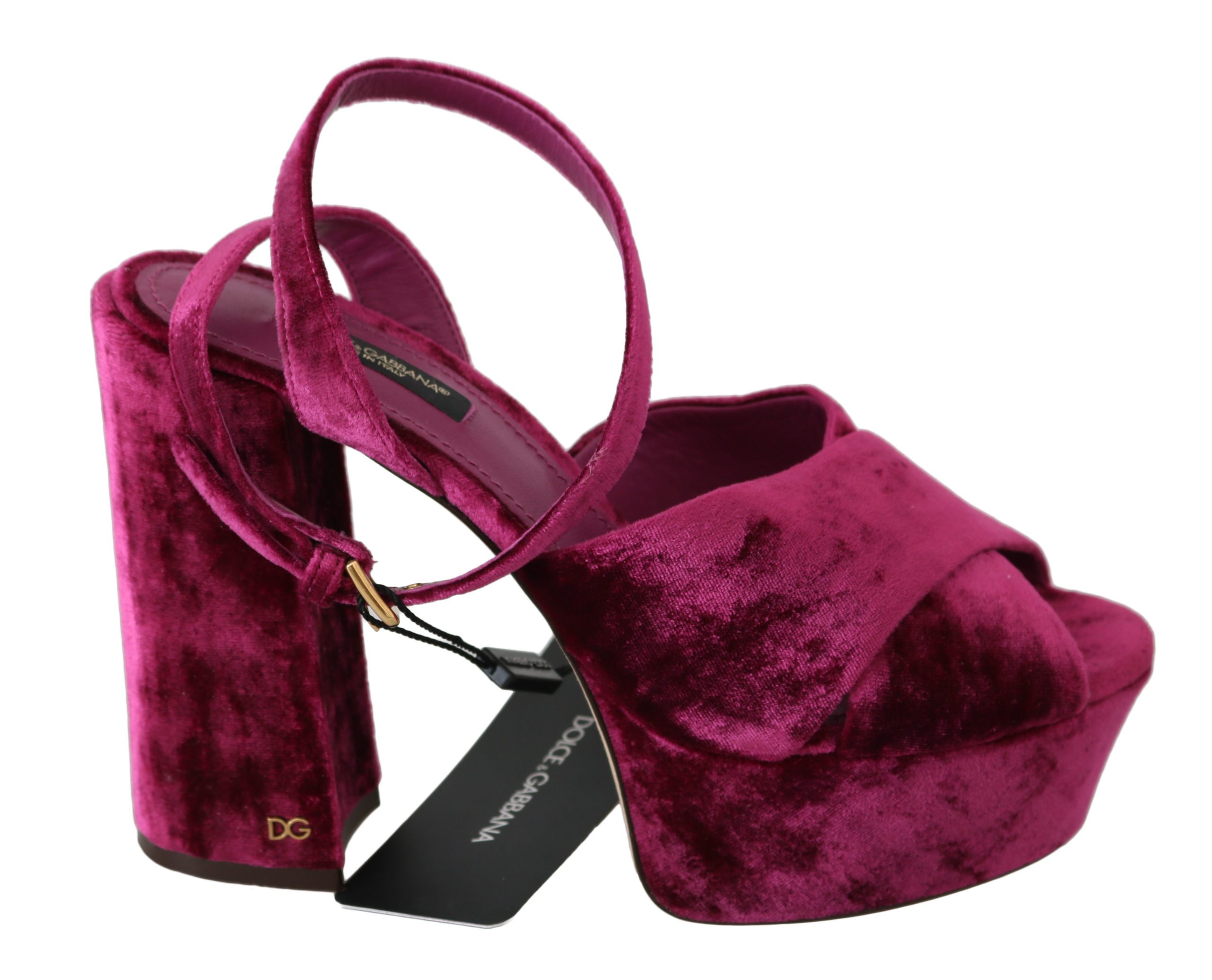 Dolce & Gabbana Women's Strap Sandals Purple LA6263 - EU35/US4.5