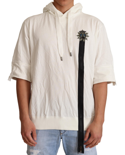 White Hooded Limited Edition Sweater - IT52 | XL