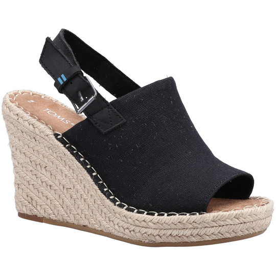 TOMS Women's Monica Sandals Black 34969-59820-04 - Black 4